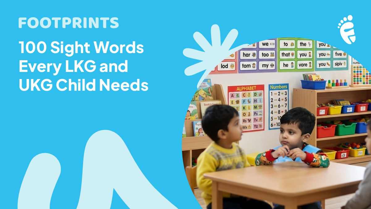 Sight Words for LKG and UKG Students: Complete Age-Wise Lists